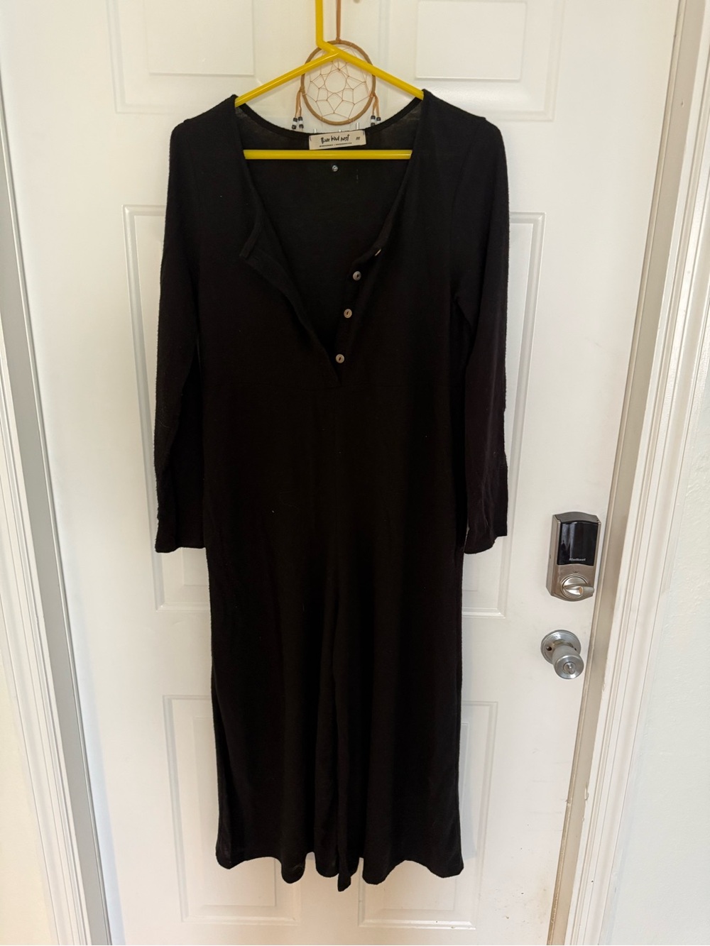 Three Bird Nest Black Long Sleeve Jumpsuit